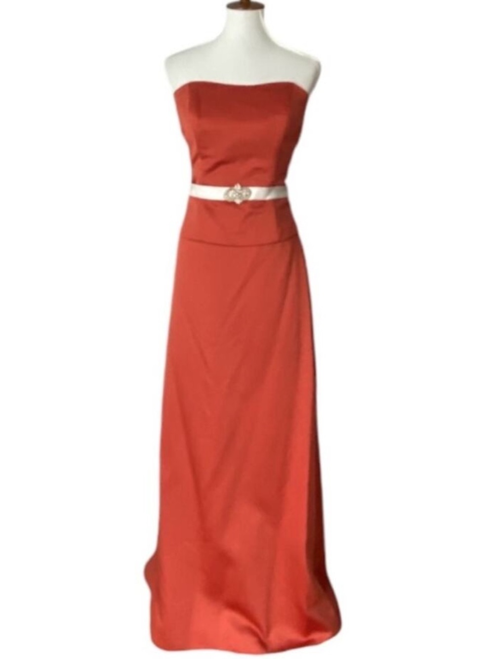 Alfred Angelo Vintage Formal Dress Set Y2K Prom Strapless Gown 90s Bridesmaid